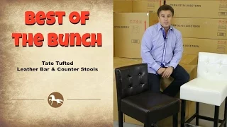 Christopher Knight Home - Tate Tufted Back Bar Counter Stools Master