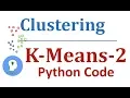 K-Means Clustering Algorithm in Data Mining part-2 Python Code
