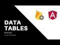 Angular 5 - Data Tables revisited