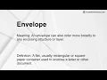 Envelope Meaning