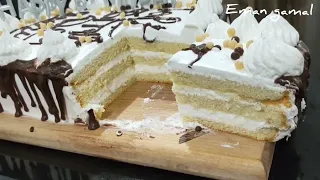 أسرع وأسهل تورتة عيد ميلاد جربوها ناجحة من أول مرة 