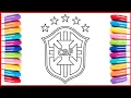 Coloring Brazil Football Logo Coloring Pages FIFA WORLD CUP 2026