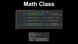 Math Class Java - AP Computer Science A