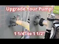 How to convert 1 25 to 1 5 hoses to upgrade your Intex pump