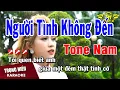 Karaoke Người Tình Không Đến Tone Nam Nhạc Sống | Trọng Hiếu