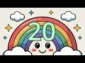 20 Second Countdown Rainbow Colors