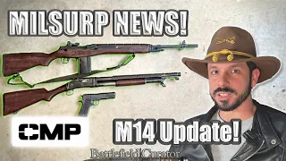 BIG News CMP Surplus M14 Update M1911 and Trench Shotguns 2026
