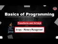 Arrays - Memory Management Functions and Arrays In English Java