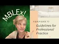 MBLEx Study Guidelines for Professional Practice Explained