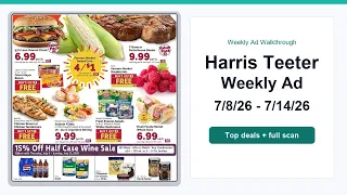 Harris Teeter Weekly Ad 26 - 26 Best Deals