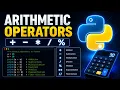 Arithmetic Operators in Python Made Easy Lecture 25 Talent Kaksha