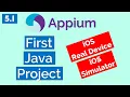 Appium Tutorial 5 I First Java Project - iOS Real Device Simulator