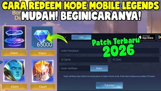 cara redeem kode mobile legends lewat situs web terbaru 2026 bisa dapat diamond dan skin gratis ml 