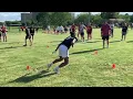 2025 Waukee IA HS TE Malachi Curvey at Iowa State Prospect Camp