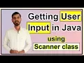 Getting User Input in Java using Scanner class by Deepak