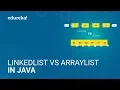 LinkedList vs ArrayList in Java Differences between ArrayList and LinkedList Edureka