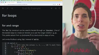 Rust By Example For Loops and Range
