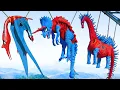 Epic SuperHeroes Dinosaurs vs Spider-Man T-Rex \u0026 Spinosaurus | Jurassic World Fight 🦖🔥
