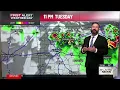 First Alert Storms linger for a few more hours drier the next few days
