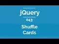 Arabic jQuery Practical Course - Create Shuffle Cards