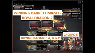 winning barrett m82a1 royal dragon 2 u0026 buying package a b and c in crossfire philippines june 2020