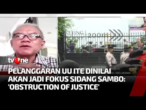Pakar: Disamping Obstruction of Justice, Pelanggaran UU ITE Menjadi Fokus Juga