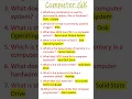 Computer Awareness One-liners