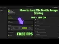 How to enable Nvidia Image Scaling NIS using GeForce Experience