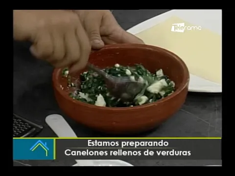 Hoy en la cocina: Canelones rellenos de verduras