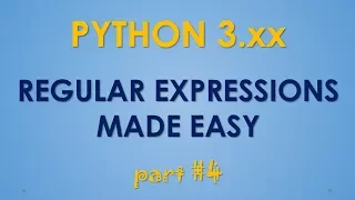Python Regular expressions - part