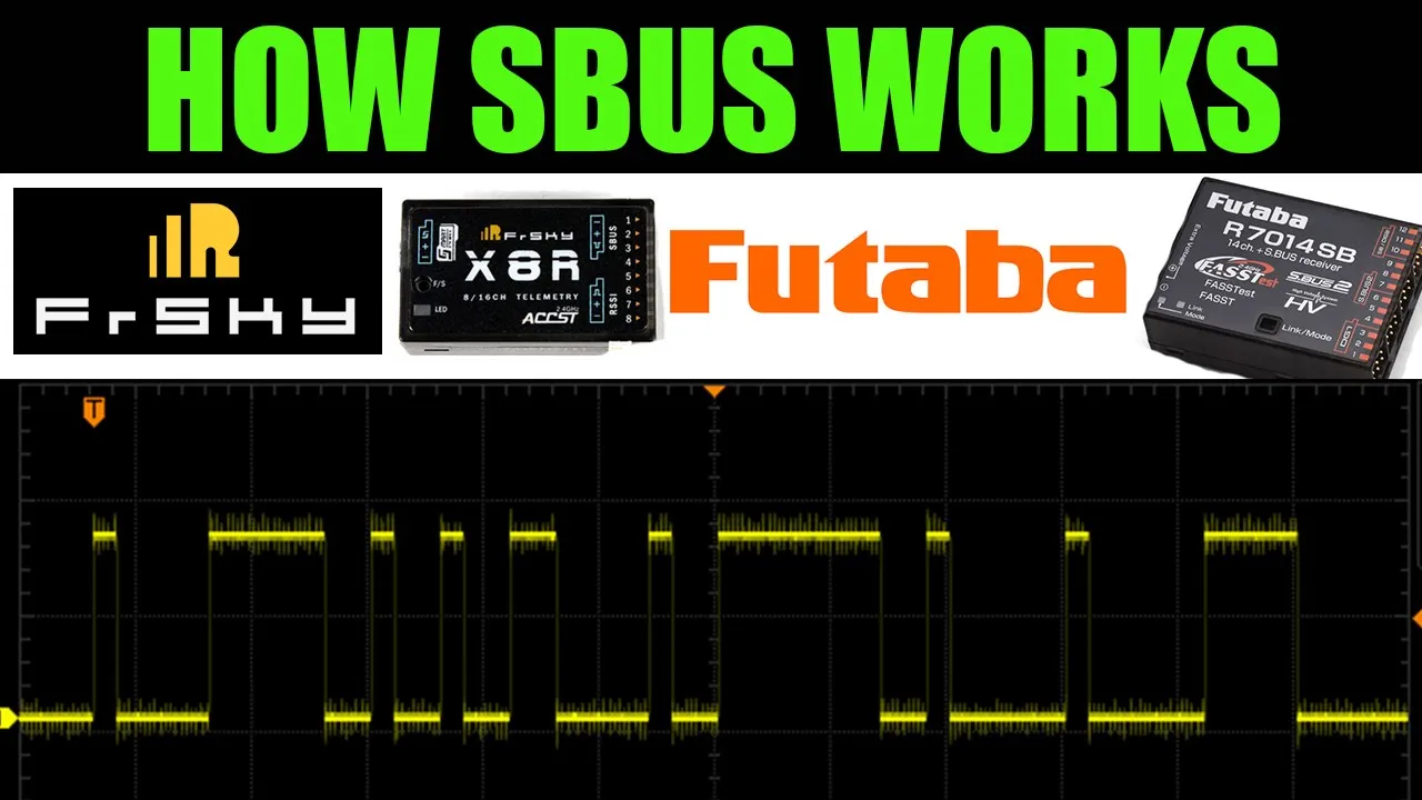 SBUS RC PROTOCOL  HOW IT WORKS -  Futaba Vs Frsky Inverted Complete Overview
