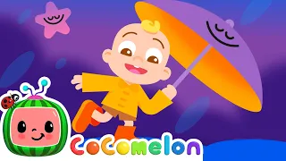 Rainy Day Relaxing | CoComelon Wiggle to Wind Down | Headspace Podcast for Kids