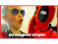 Lagu Kid Deadpool Origins Story at Sleepover Party w Wolverine, Captain America Batman comics superheroes