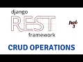How To Perform CRUD Using Django Rest Framewrok Django Rest Framework