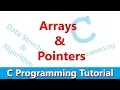 C Programming tutorial Arrays and Pointers Pointer arithmetic
