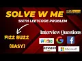 Fizz Buzz - LeetCode in Tamil Python Programming Tech Tamizhachi