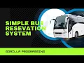 Bus Reservation System Project Output C - Programing