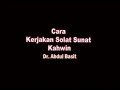 Lagu AAM; Cara Kerjakan Solat Sunat Selepas Akad Nikah.