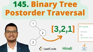 145 Binary Tree Postorder Traversal Java Leetcode Hindi