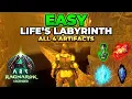 Ragnarok How To Complete Lifes Labyrinth Puzzle Cave in ARK Survival Ascended
