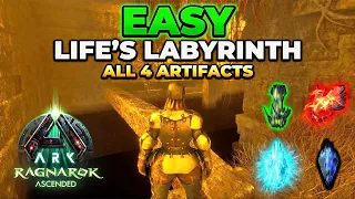 Ragnarok How To Complete Lifes Labyrinth Puzzle Cave in ARK Survival Ascended