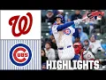 Washington Nationals vs Chicago Cubs Full Game Highlights ESPN MLB