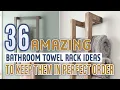 36 Amazing Bathroom Towel Rack Ideas To Keep Them In Perfect Order