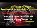 Download Lagu Toyota Aygo Citroen C1 Peugeot 107 Immobiliser System FIX  B2799 wegfahrsperre aktiv ? تصليح العطل
