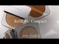 How to insert and refill jane iredale PurePressed Base Compact