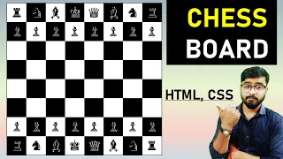 Chessboard using HTML and CSS HTML CSS by Rahul Chaudhary