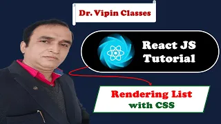 React Tutorial React List Rendering with Inline CSS Dr Vipin Classes