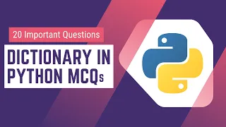 Python Dictionary MCQs Top 20 Python Dictionary Questions and Answers Tpoint Tech