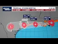 Tropical Storm Bertha Latest forecast cone spaghetti models and updates