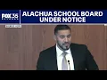 Florida education commissioner confronts Alachua County School Board over conduct